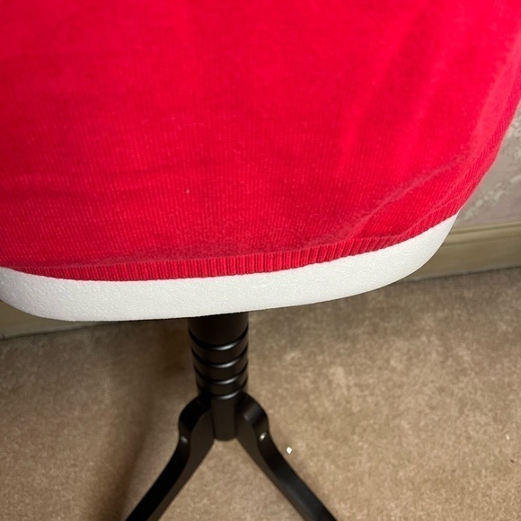 Lands' End Red Sleeve Round Neck Sweater - Picture 6 of 7